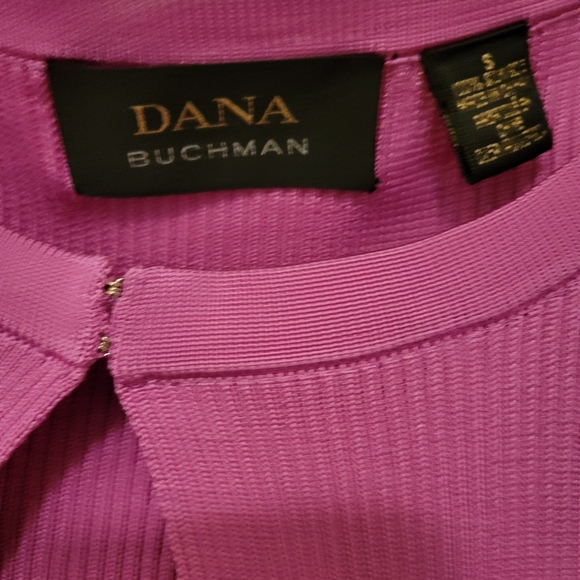 Vintage Dana Buchman Pink Silk Cardigan Sweater - Picture 2 of 11